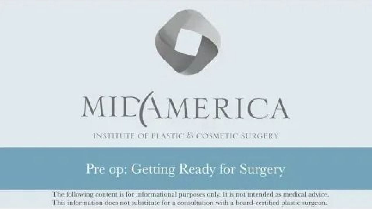 Guide for preparing for surgery at MidAmerica.