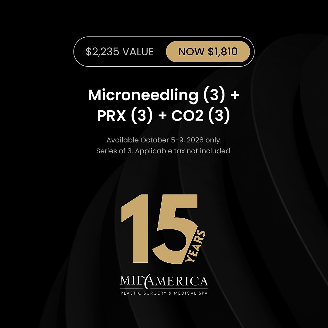 Microneedling, PRX, CO2 package promotion announcement