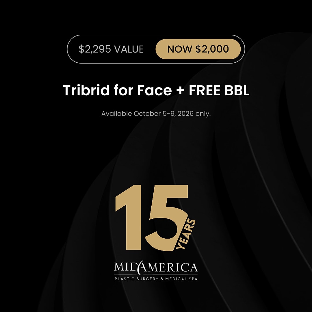 15 years anniversary sale on cosmetic treatments.