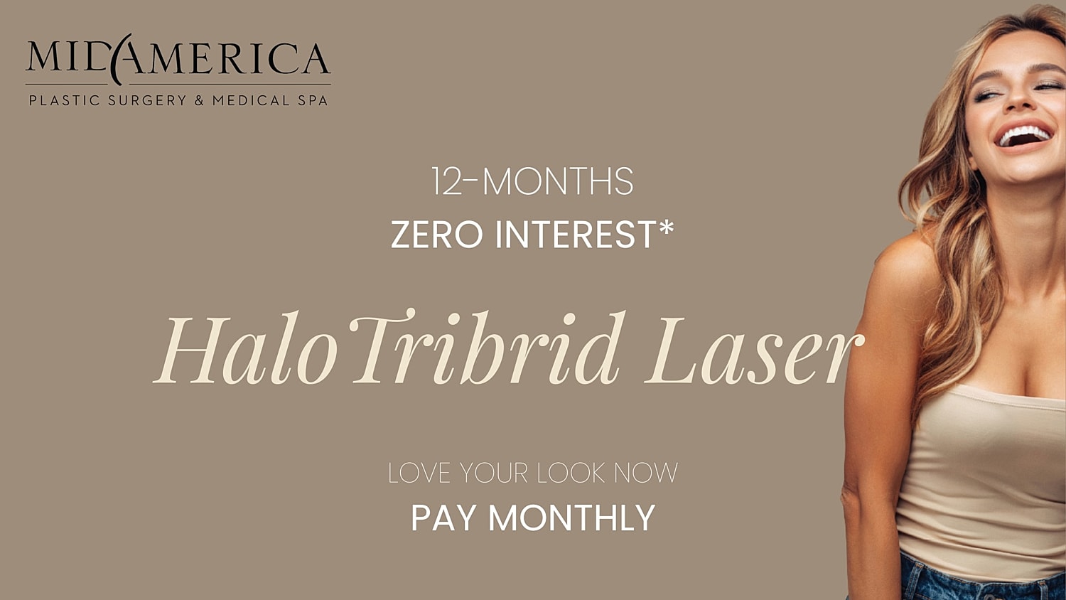 Promotional offer for HaloTribid Laser treatment